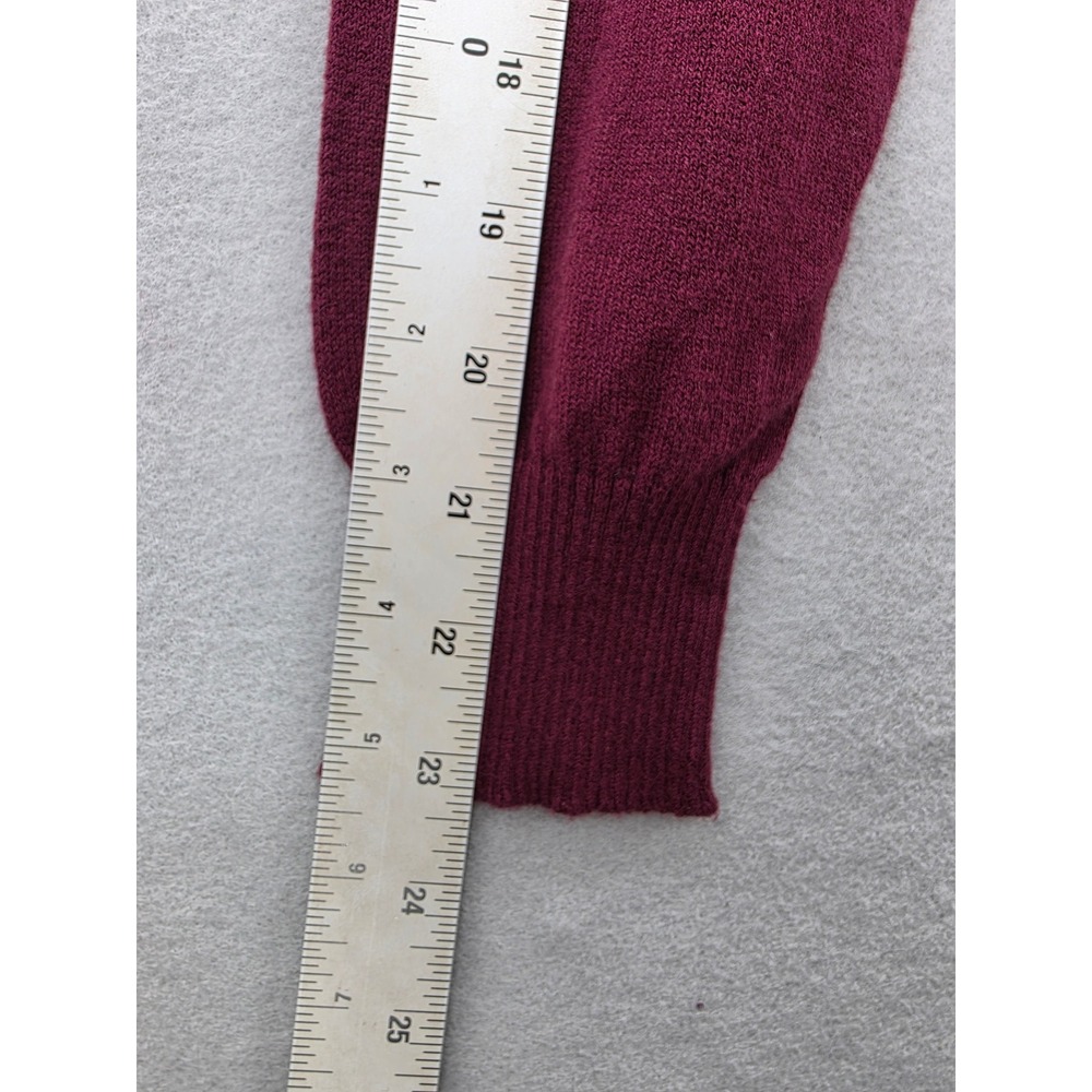 NFL Washington Commanders Sweater Mens Medium Burgundy Gold Holiday Fair Isle - Picture 11 of 11
